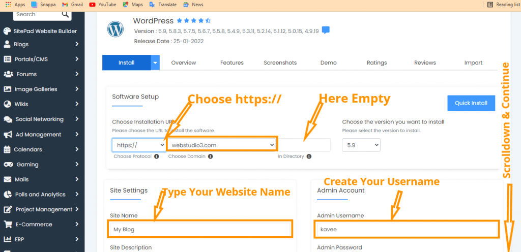 How to Install WordPress nameherodotcom